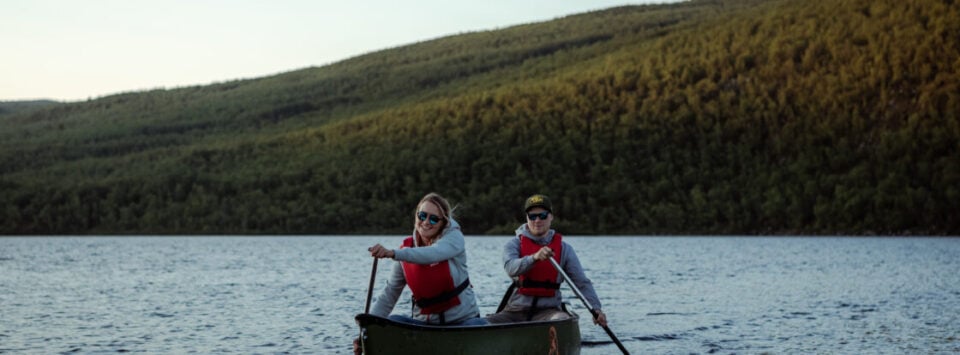 Canoeing and paddleboarding