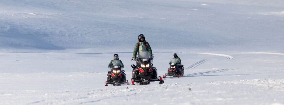 Snowmobiling
